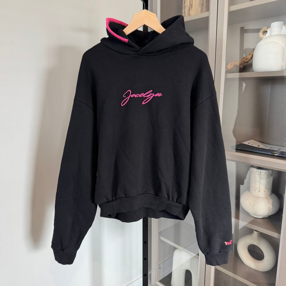 Madhappy x HBO The Idol Jocelyn Lily-Rose Depp Black Hoodie Embroidered Small S